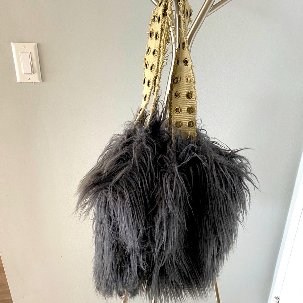 Furry purse